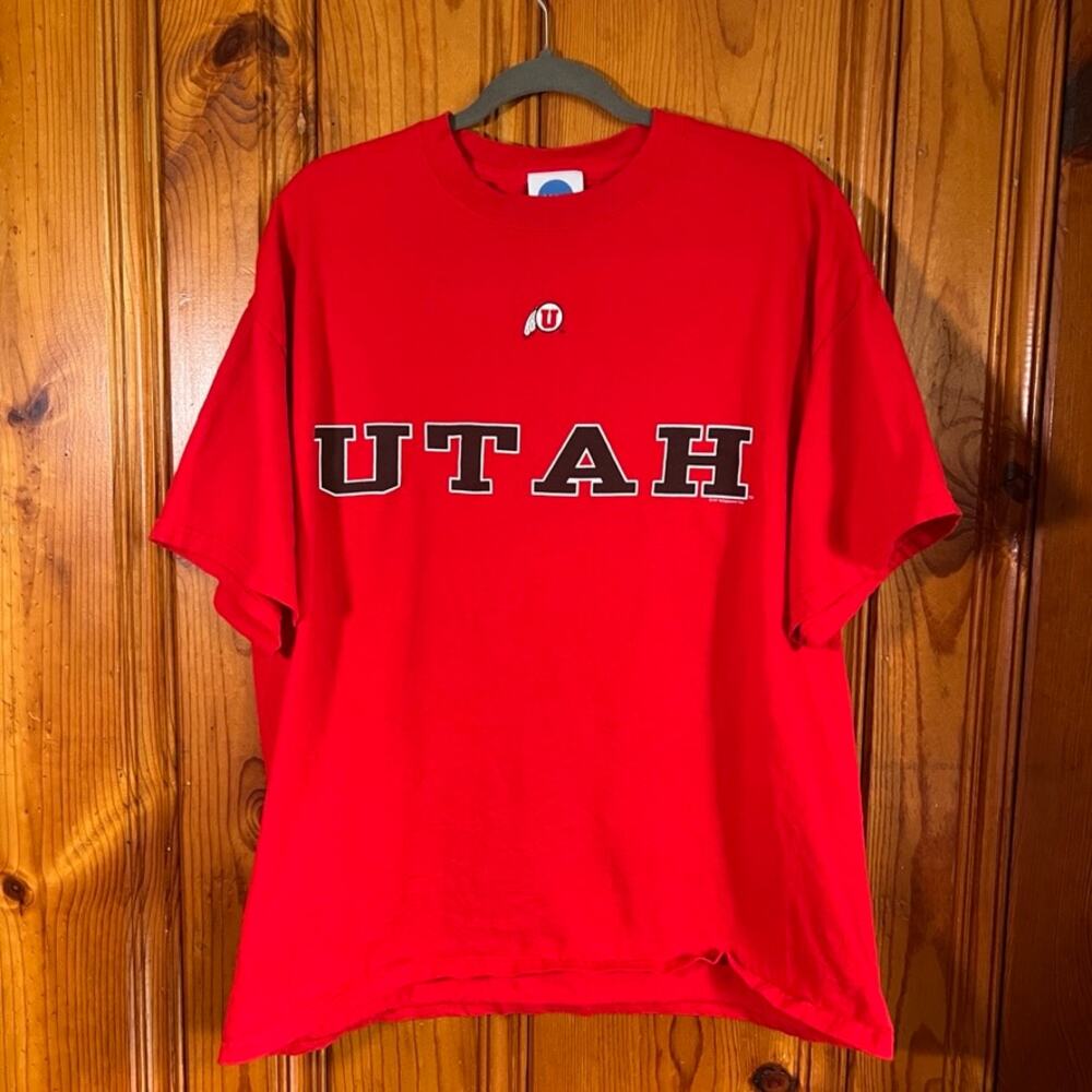 American Vintage L Y2K Utah Utes T-Shirt Red Regular